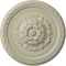 Ekena Millwork Palmetto Ceiling Medallion, Hand-Painted Clear Yellow, 11 1/2"OD x 1"P CM11PACYF - alternate 1